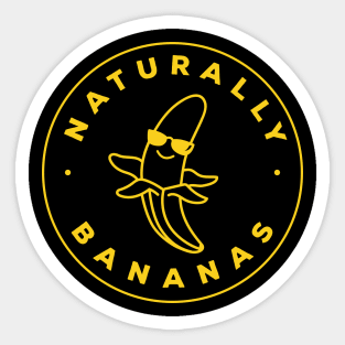 Naturally Bananas Sticker